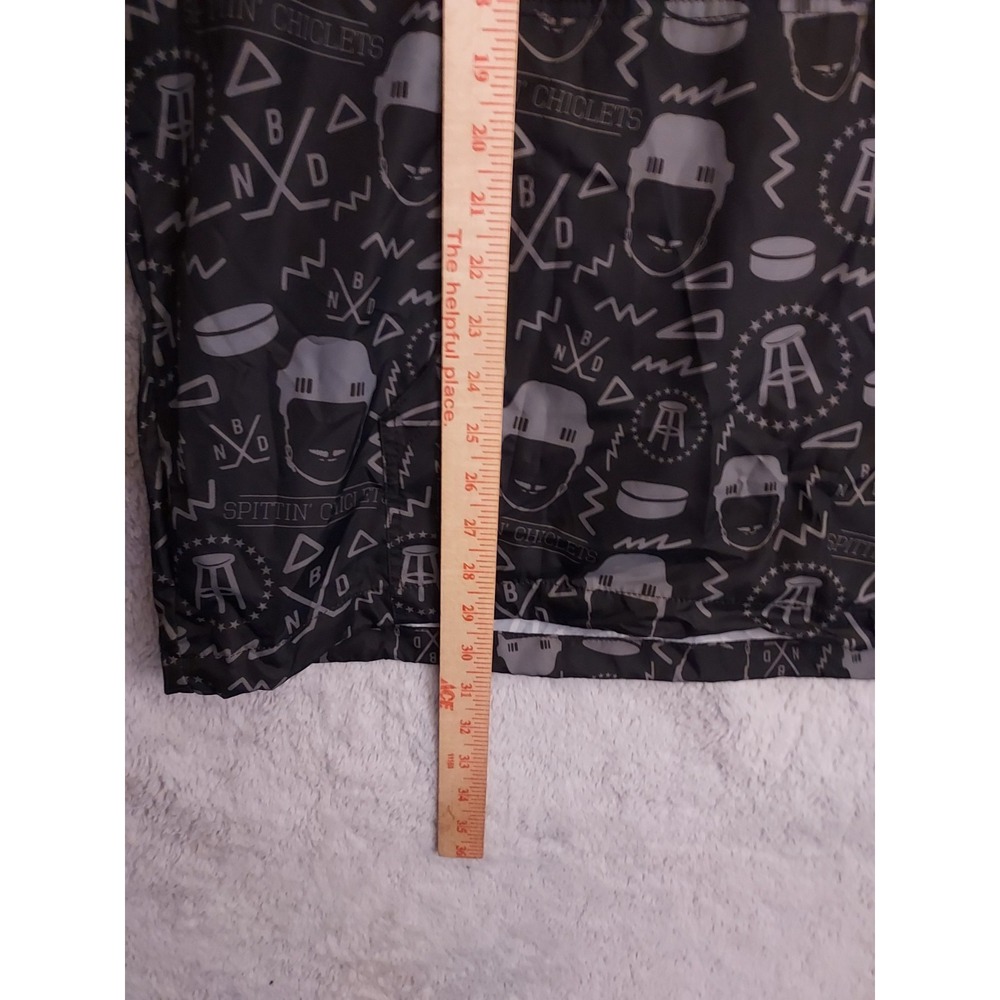 Barstool Sports Jacket Mens Large Spittin Chiclets Quarter Zip Hoodie Drawstring - Picture 9 of 10